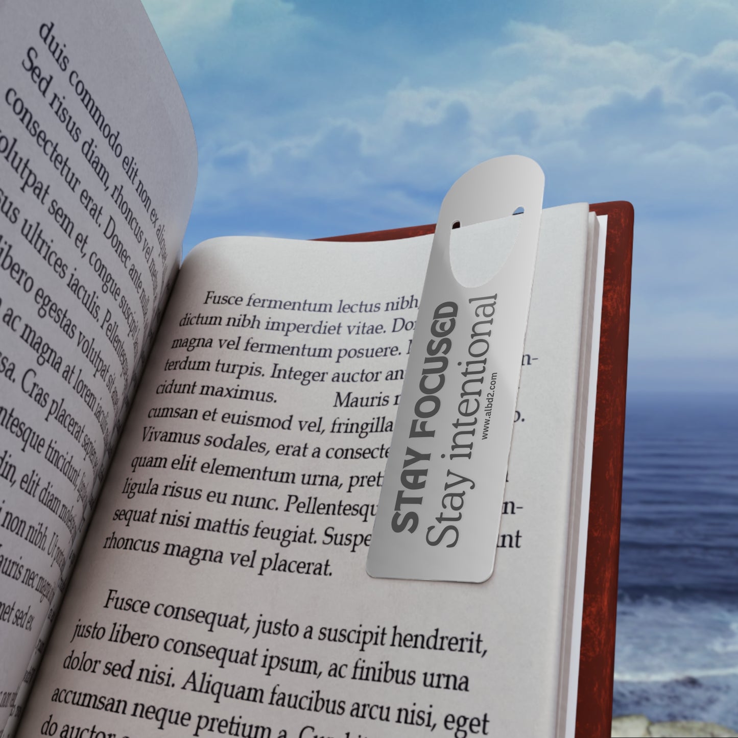 “Stay focused, stay intentional” Bookmark